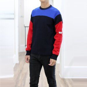 NWT - KENZO Felted Colorblock Jumper SLATE BLUE 🤦♂️